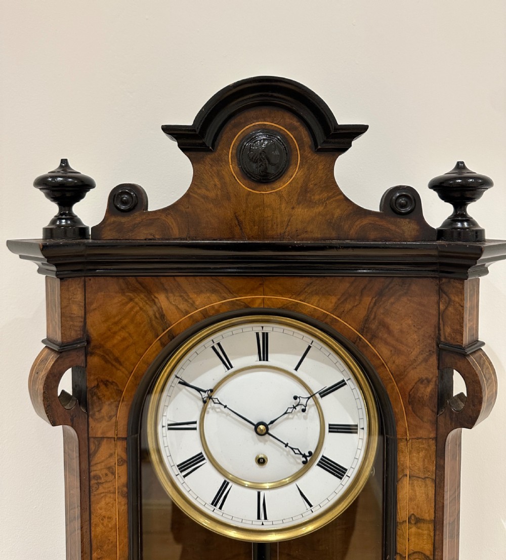 A Lenzkirch Vienna Regulator Wall Clock, Circa 1861. View XIII