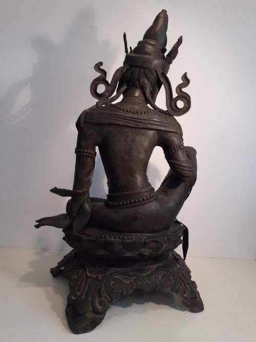 fig 1. Chinese Qing Dynasty large Bronze Bodhisattva