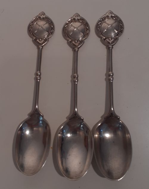 Three Silver Rifle Trophy Spoons, Sheffield 1933