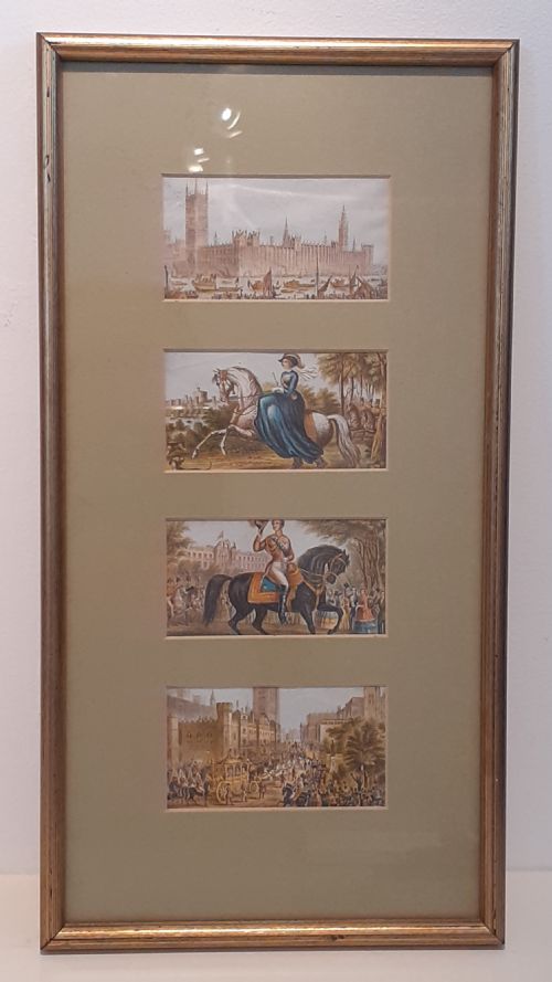 Four Baxter Prints, Printed by Le Blonde in 1855