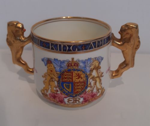 1937 Edward VIII Paragon Love Handle Coronation Mug