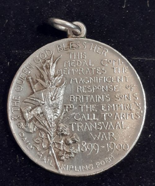 fig 1. Transvaal War National Commemorative Medal 1899-1900