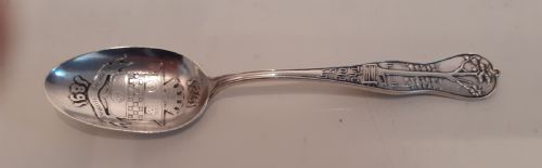 American Silver Collectors Spoon, Dated 1891