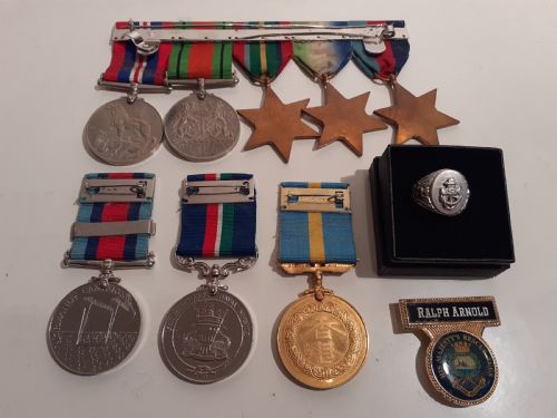 fig 1. Set of eight War and Peace Time Medals