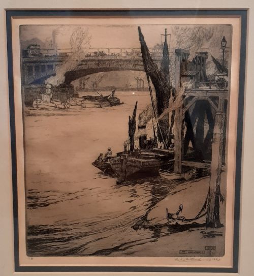 fig 1. Original Etching by Lesley Mathew Ward (1851-1922)