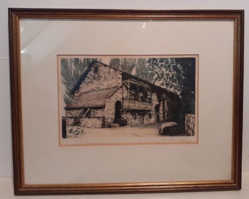 fig 1. Artist Proof, Original Etching of