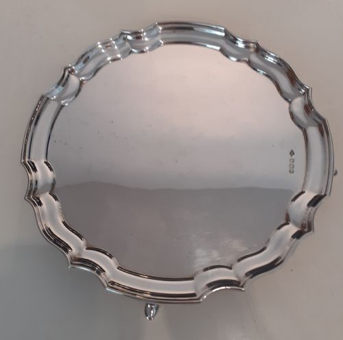Silver Salver by Douglas Heeley, Sheffield 1969