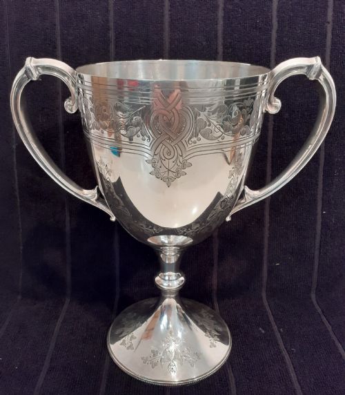 fig 1. Walker & Hall Silver Trophy Cup 1895