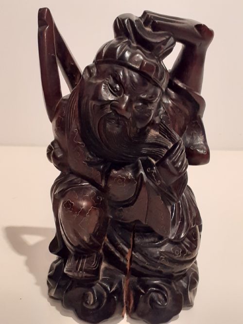 Chinese Qing Dynasty, 19th Century Hardwood Carving