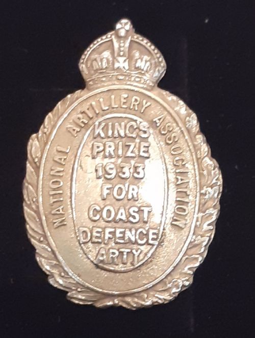 Silver Artillery Badge 1933