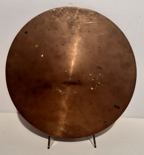 fig 1. Large Edward VIII Coronation Brass Plaque 1937