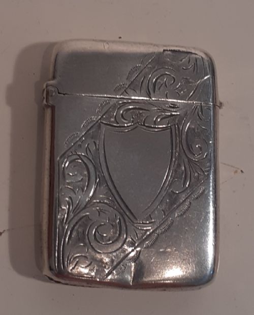 Silver Vesta Case, Hallmarked 1898