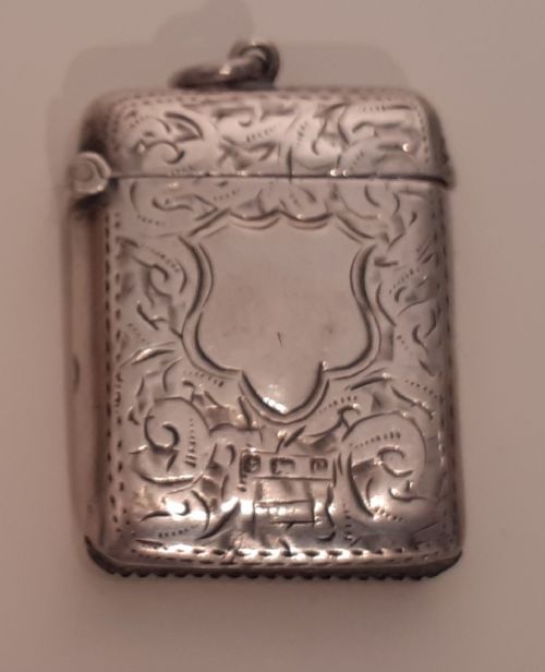 Silver Vesta Case, Hallmarked 1902