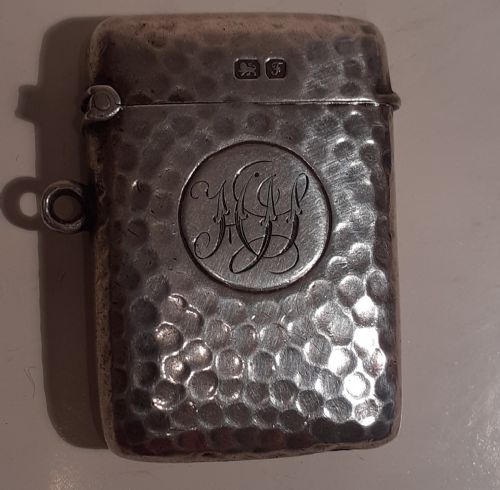 Silver Vesta Case, Hallmarked Chester 1906