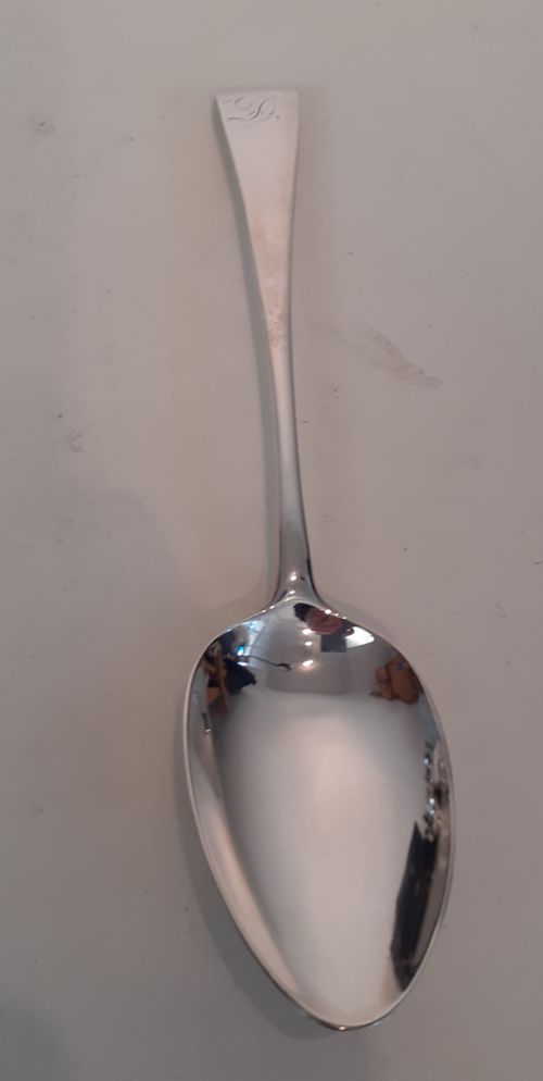 Large Georgian Silver Spoon, Hallmarked London 1805