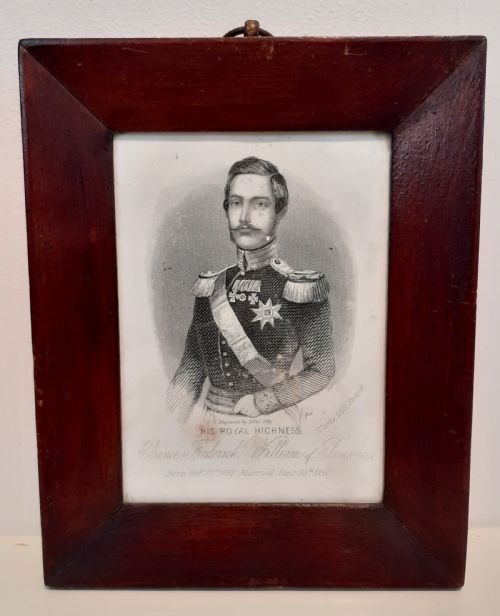 Pair of Victorian Wedding Portraits, the Prussian Wedding 1858