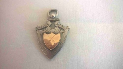 fig 1. Edwardian Silver FOB in Original Box