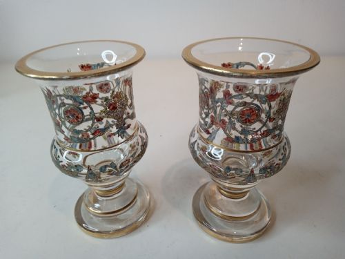 Pair of Late 1800'S Spa Glasses