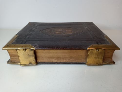 fig 1. Holy Bible with Brass Clasps, 1874