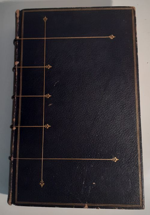 fig 1. Large and Heavy Family Bible, 1855