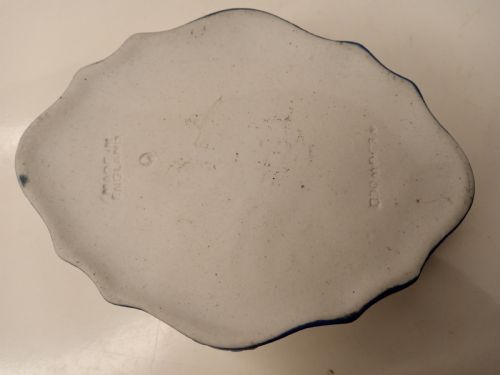 DARK BLUE WEDGWOOD 1920'S BOX - ADDITIONAL PHOTO 3