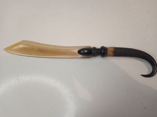 Early Edwardian Letter Opener Made from an Ibex,