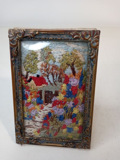 Unusual Victorian/edwardian Miniature Needlework