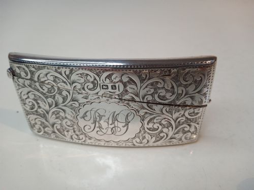SILVER CARD CASE BIRMINGHAM 1907 - ADDITIONAL PHOTO 1