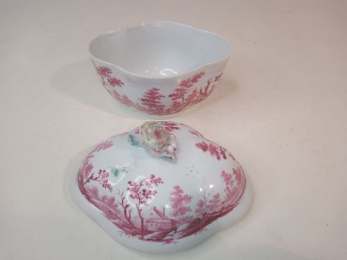 MID 1700'S RICHARD GINORI SUGAR BOWL - ADDITIONAL PHOTO 4