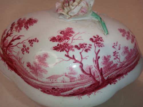 MID 1700'S RICHARD GINORI SUGAR BOWL - ADDITIONAL PHOTO 6