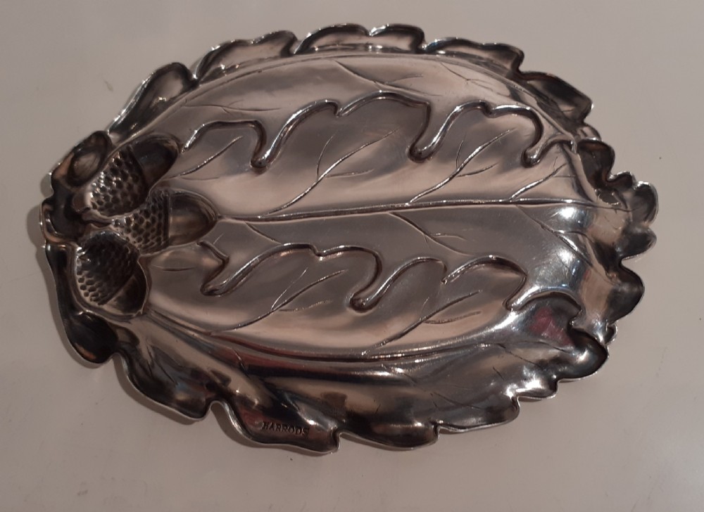 Harrods, Silver Trinket Dish, Hallmarked Birmingham 1959 View II
