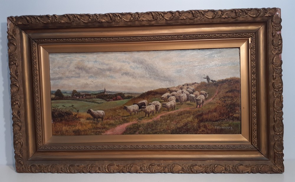 Frederick Boyd Waters, Oil on Board, 