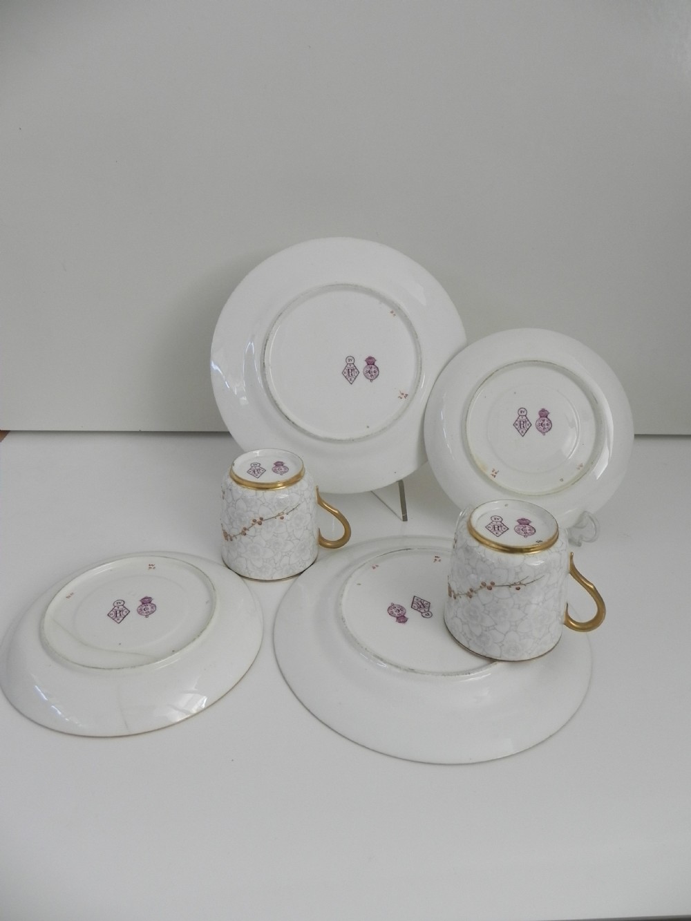 Two Royal Worcester Trios 1879 View II