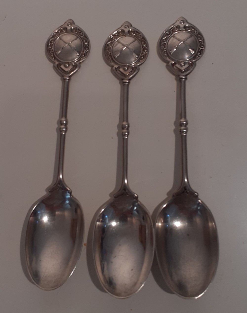 Three Silver Rifle Trophy Spoons, Sheffield 1933