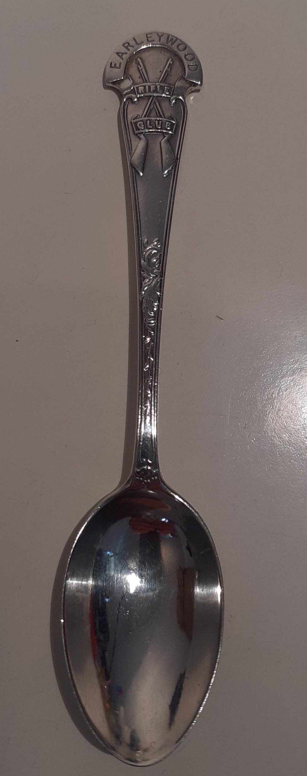  Silver Rifle Trophy Spoon, Earleywood Rifle Club, Birmingham1919