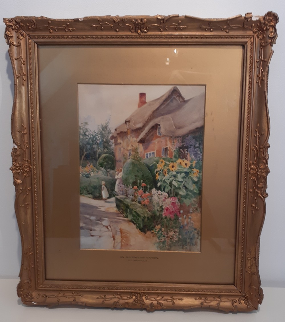 George F Nicholls, Edwardian Watercolour 