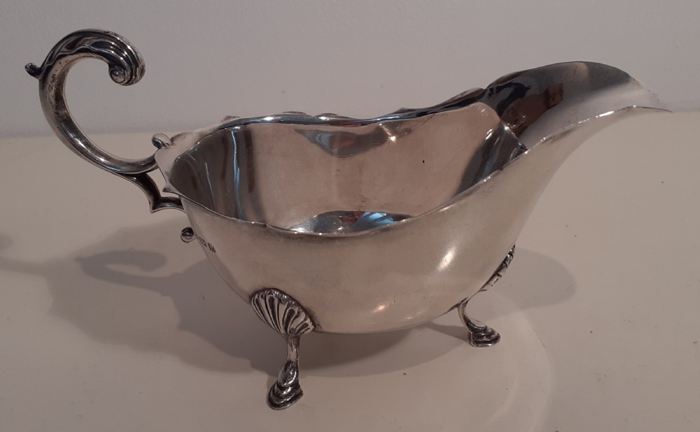 Silver Sauciere, Hallmarked Birmingham 1916    