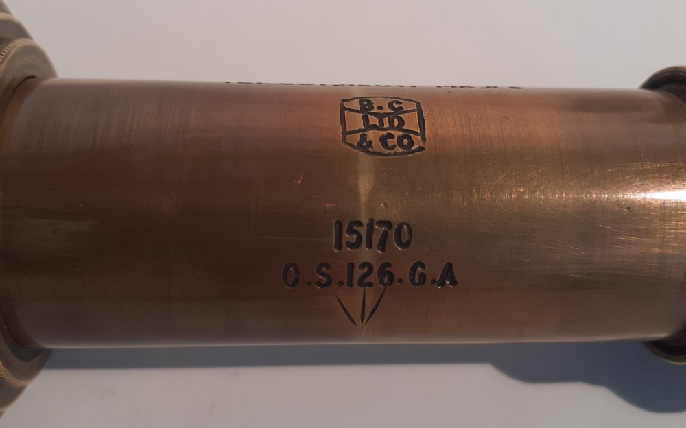 Telescope, World War II, Made by Broadhurst Clarkson & Co View IV