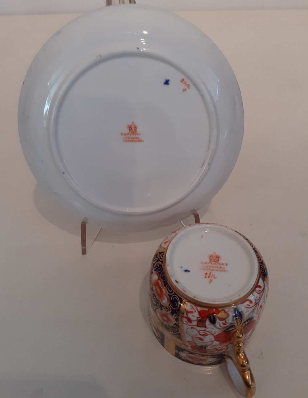 Davenport Cup & Saucer, 1870 - 1886 View II