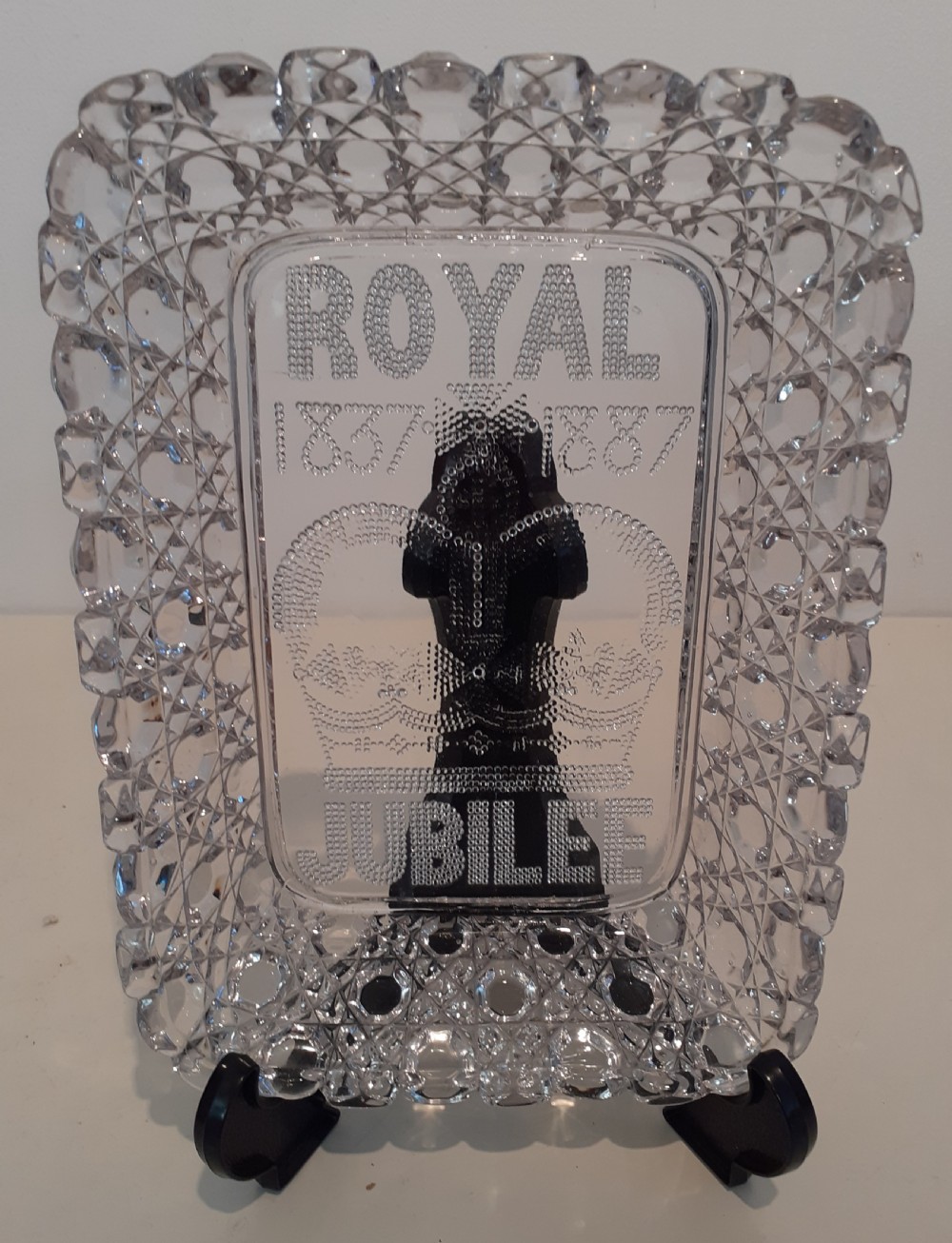 Queen Victoria Glass Jubilee Dish, 1887