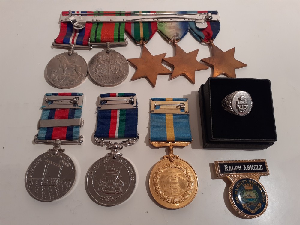 Set of eight War and Peace Time Medals View II