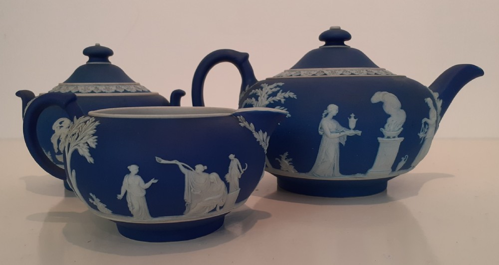Wedgwood Jasperware Tea Set View II