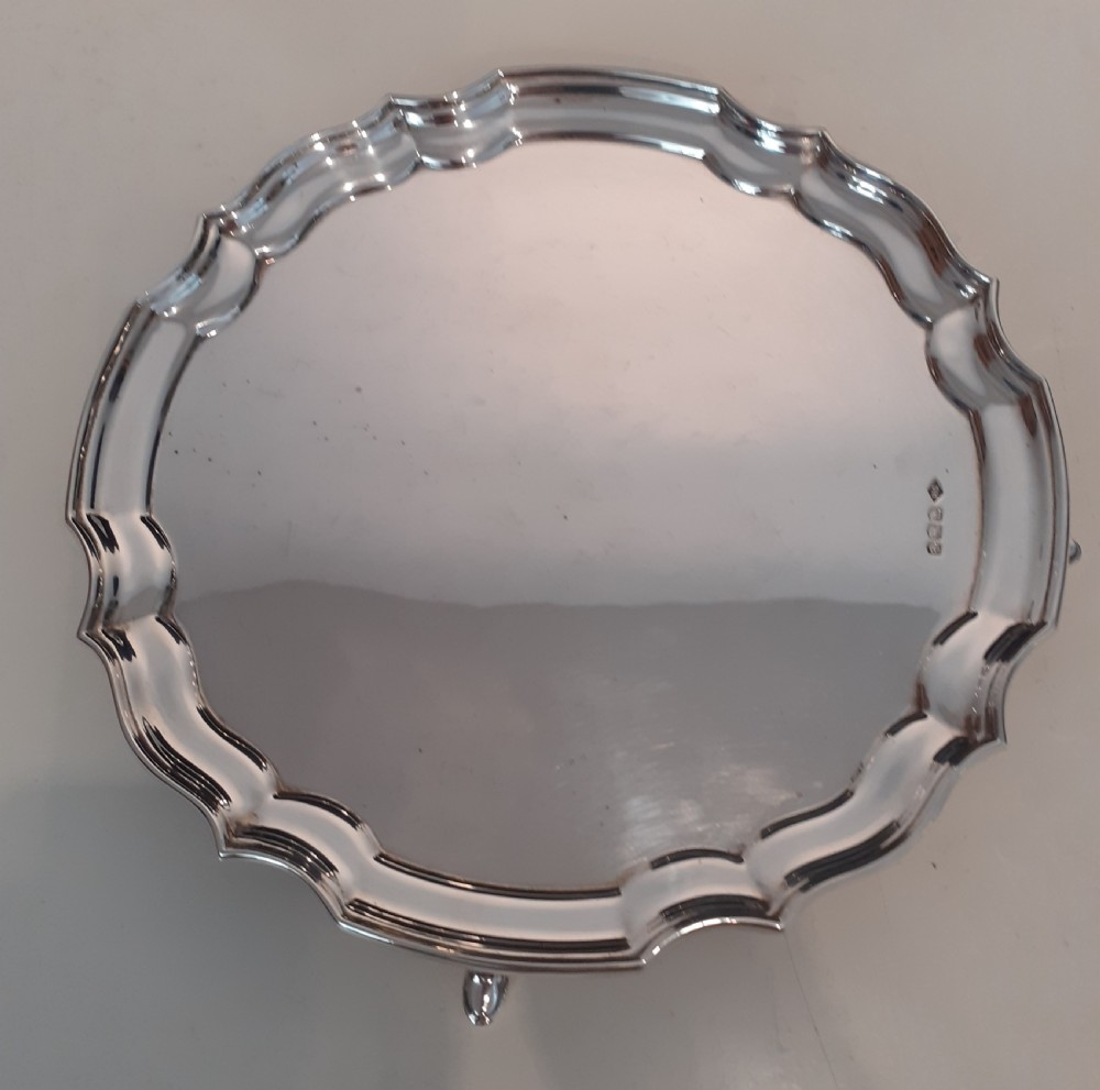Silver Salver by Douglas Heeley, Sheffield 1969