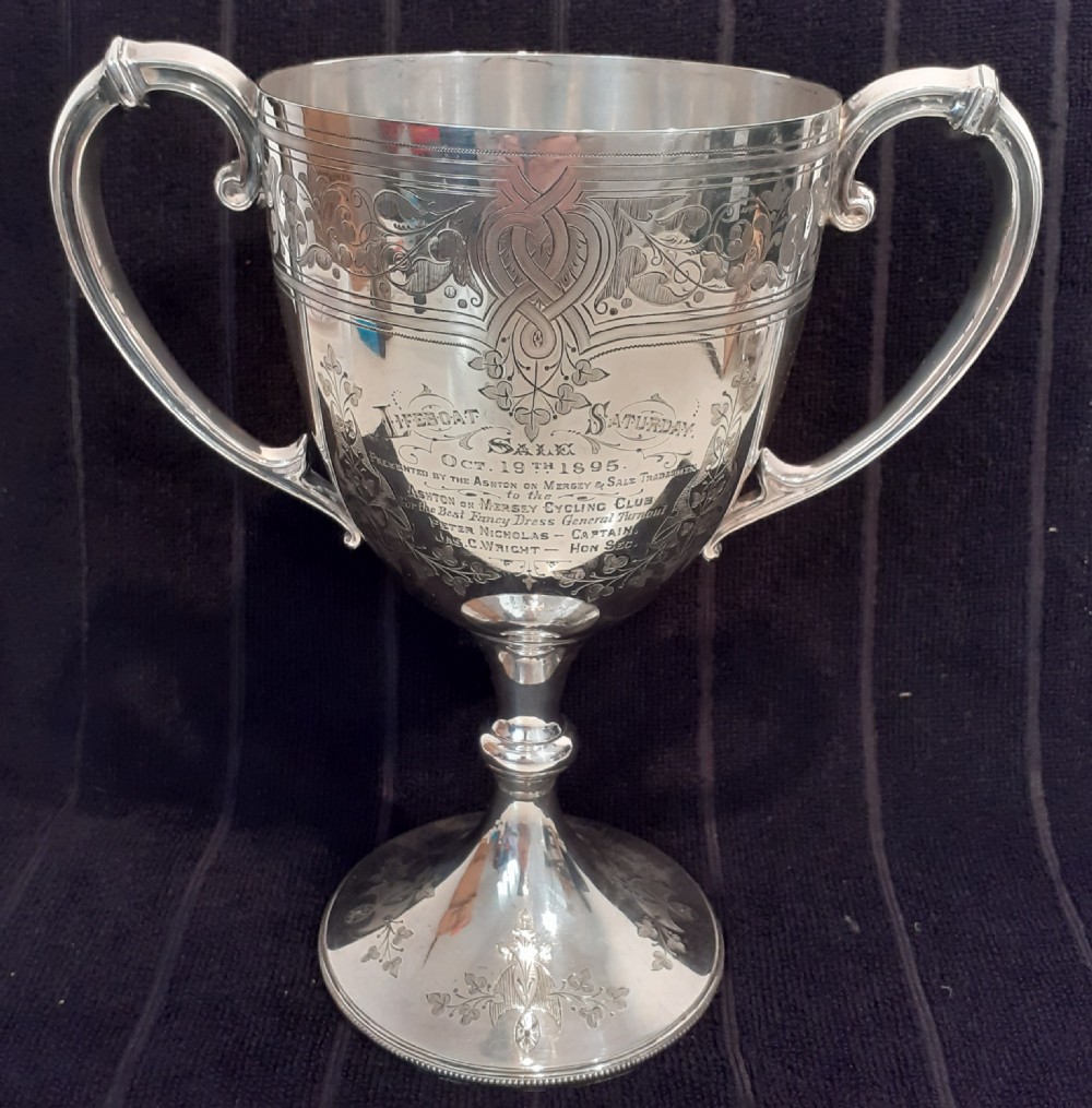 Walker & Hall Silver Trophy Cup 1895