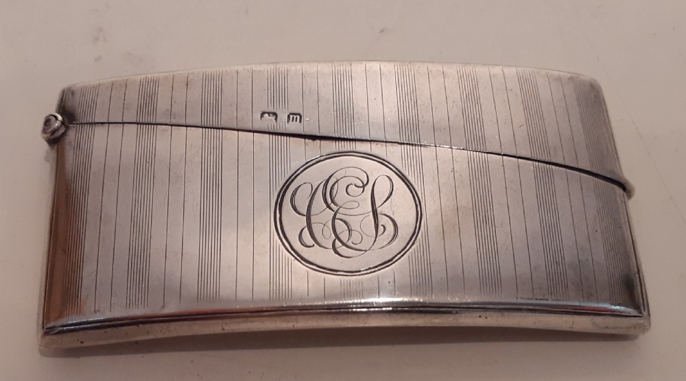 Silver Card Case, Hallmarked 1911