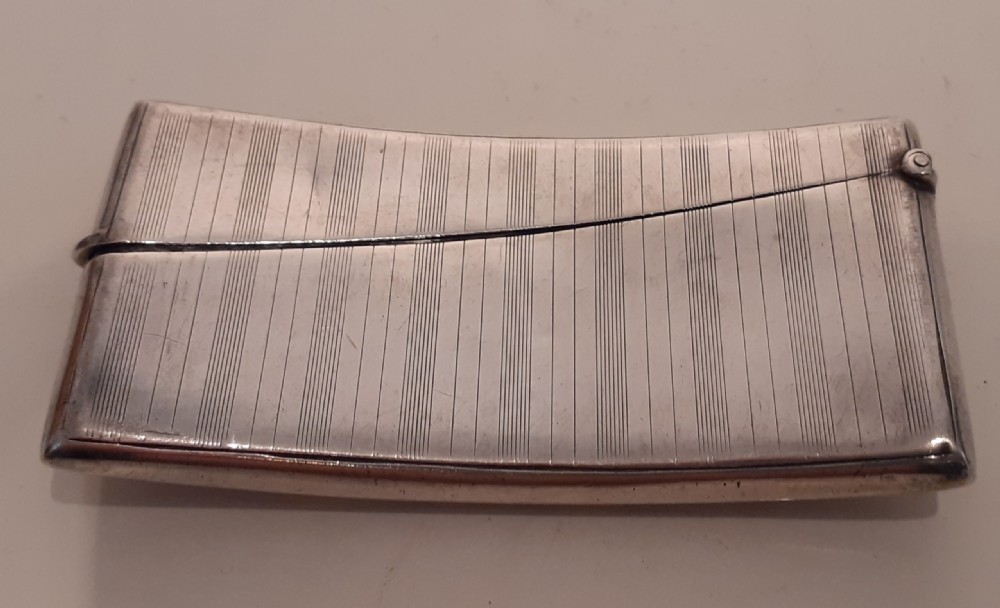 Silver Card Case, Hallmarked 1911 View II