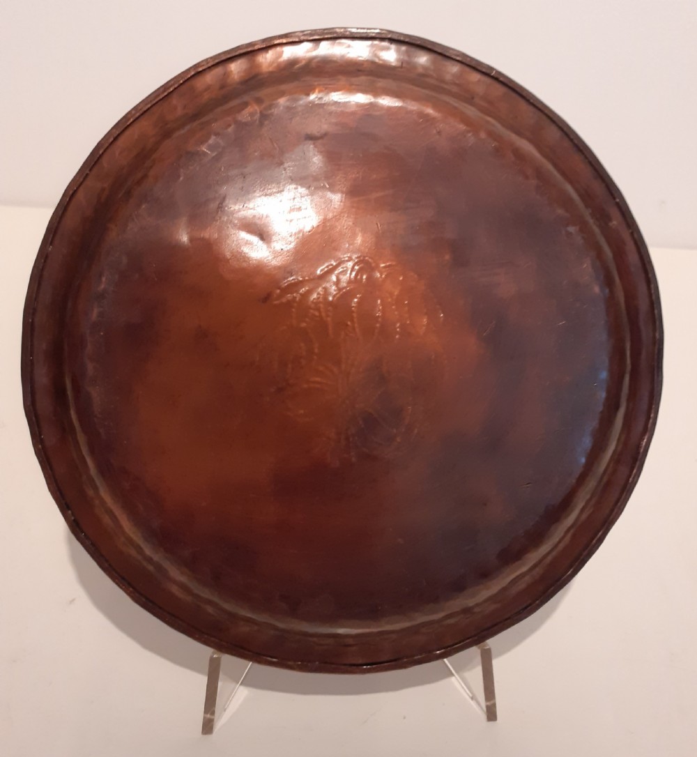 Hugh Wallis, Copper Arts & Crafts Salver View II