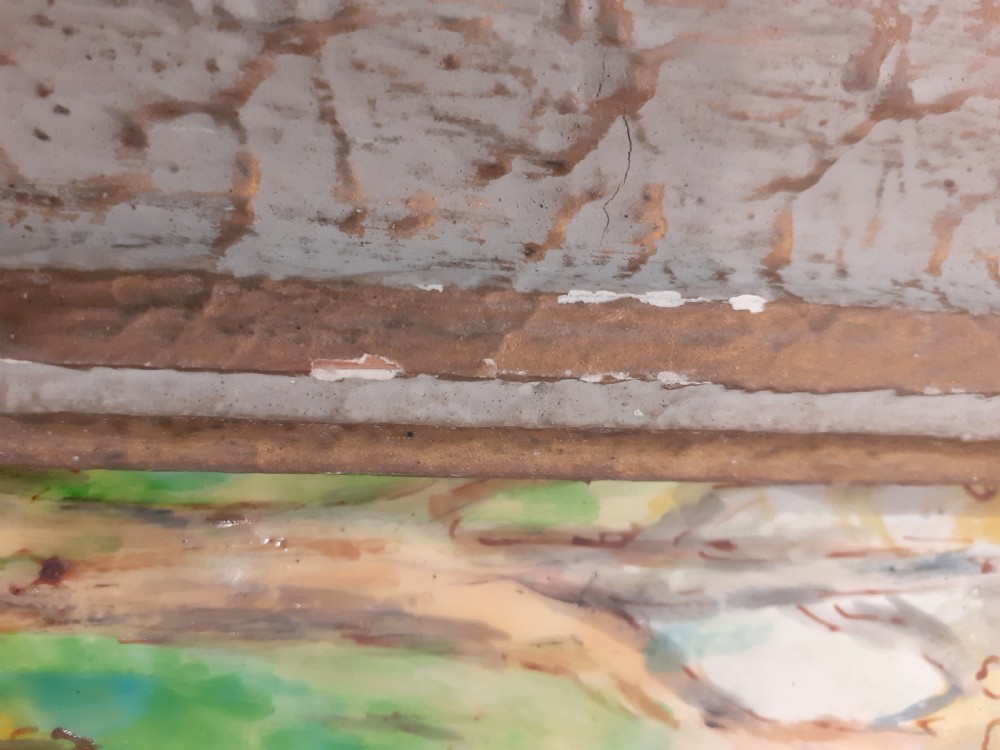 Pair of Enamel Paintings on Copper View VII