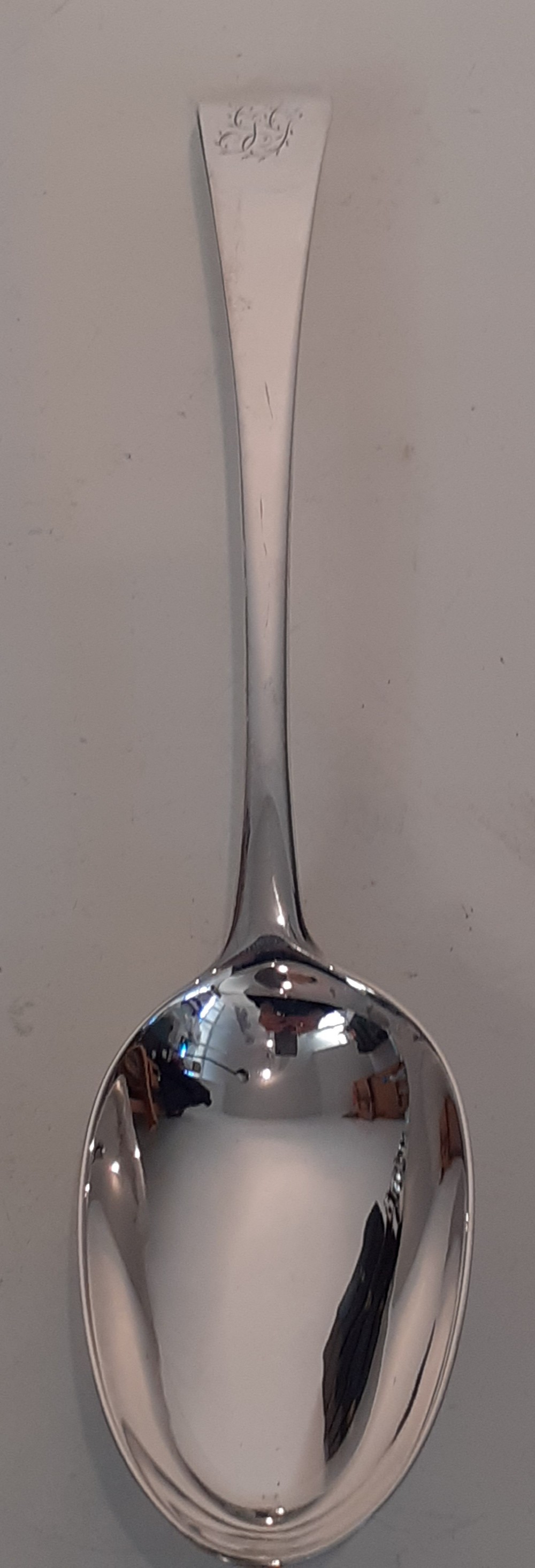Large Georgian Silver Spoon, Hallmarked London 1824