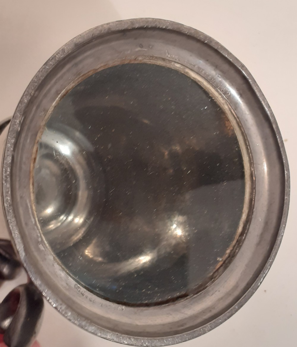 Pewter Trophy Tankard, Brasenose College, Oxford, 1871 View IV
